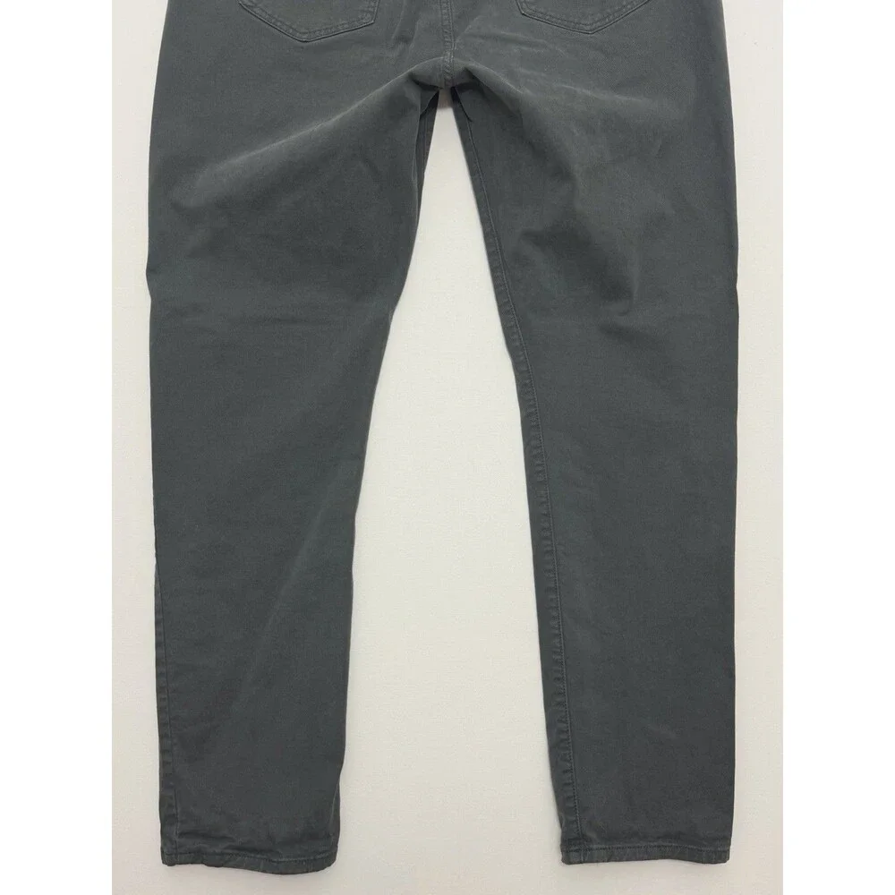 Flint And Tinder Pants Mens 34x30 Gray 365 Tapered 5 Pocket Stretch Casual